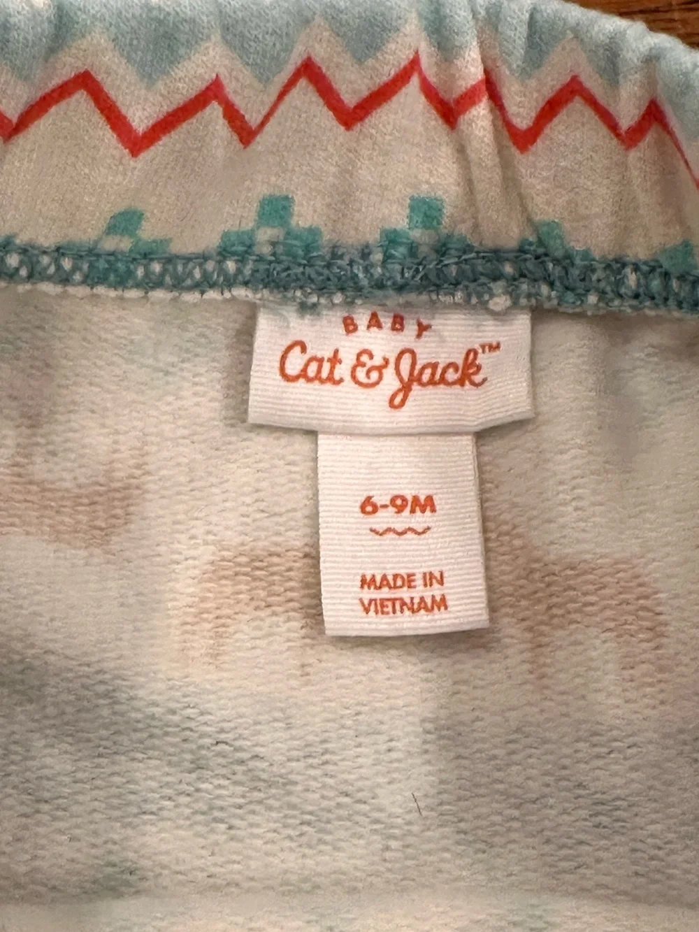 EUC Cat & Jack Baby Oh Deer Holiday Outfit, 6-9 Months